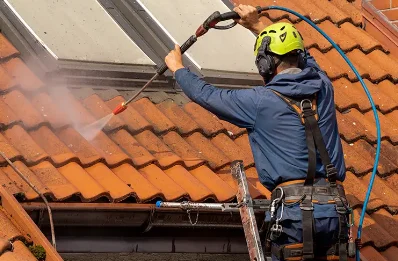 Démoussage et hydrofuge de toiture à Fauch